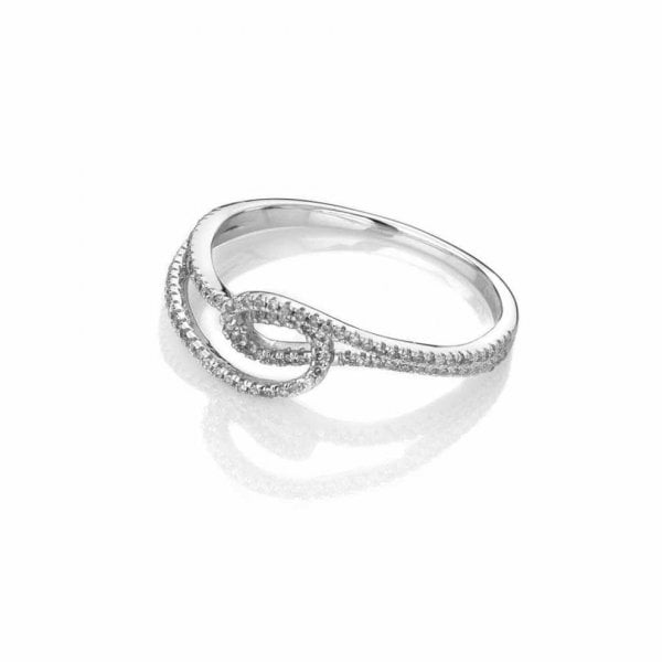 Flow Ring - White Gold - SIZE N
