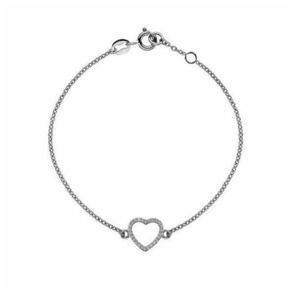 Ripple Bracelet - White Gold