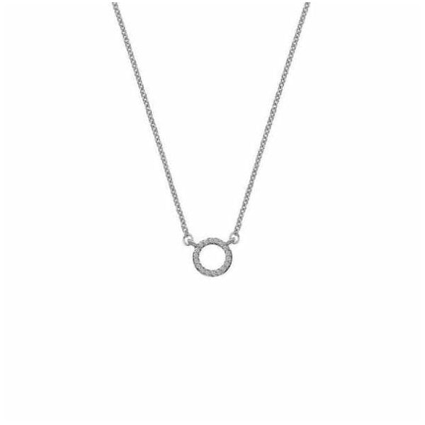 Infinity Necklace - White Gold