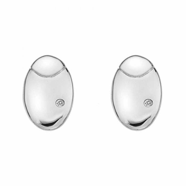 EX-DISPLAY Lunar Eclipse Oval Studs