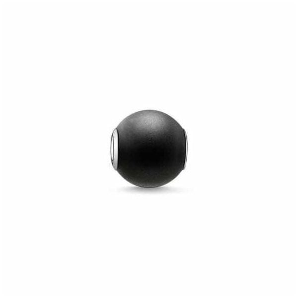 Bead "obsidian matt"
