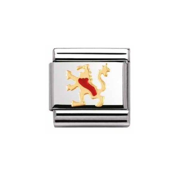 Gold Scottish Lion Charm