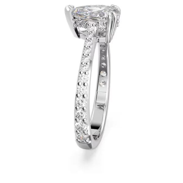 Stilla cocktail ring, Rhodium, S55