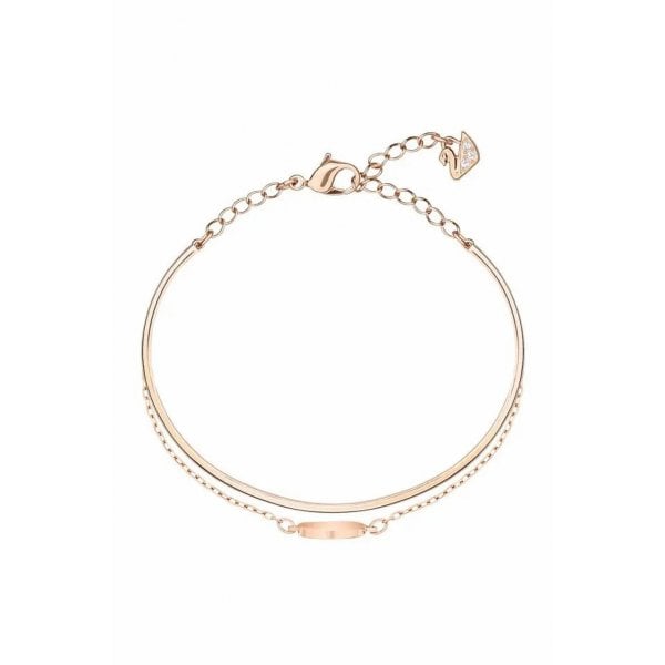 Ginger Crystal Rose Gold-Tone Rhodium Plated Bracelet