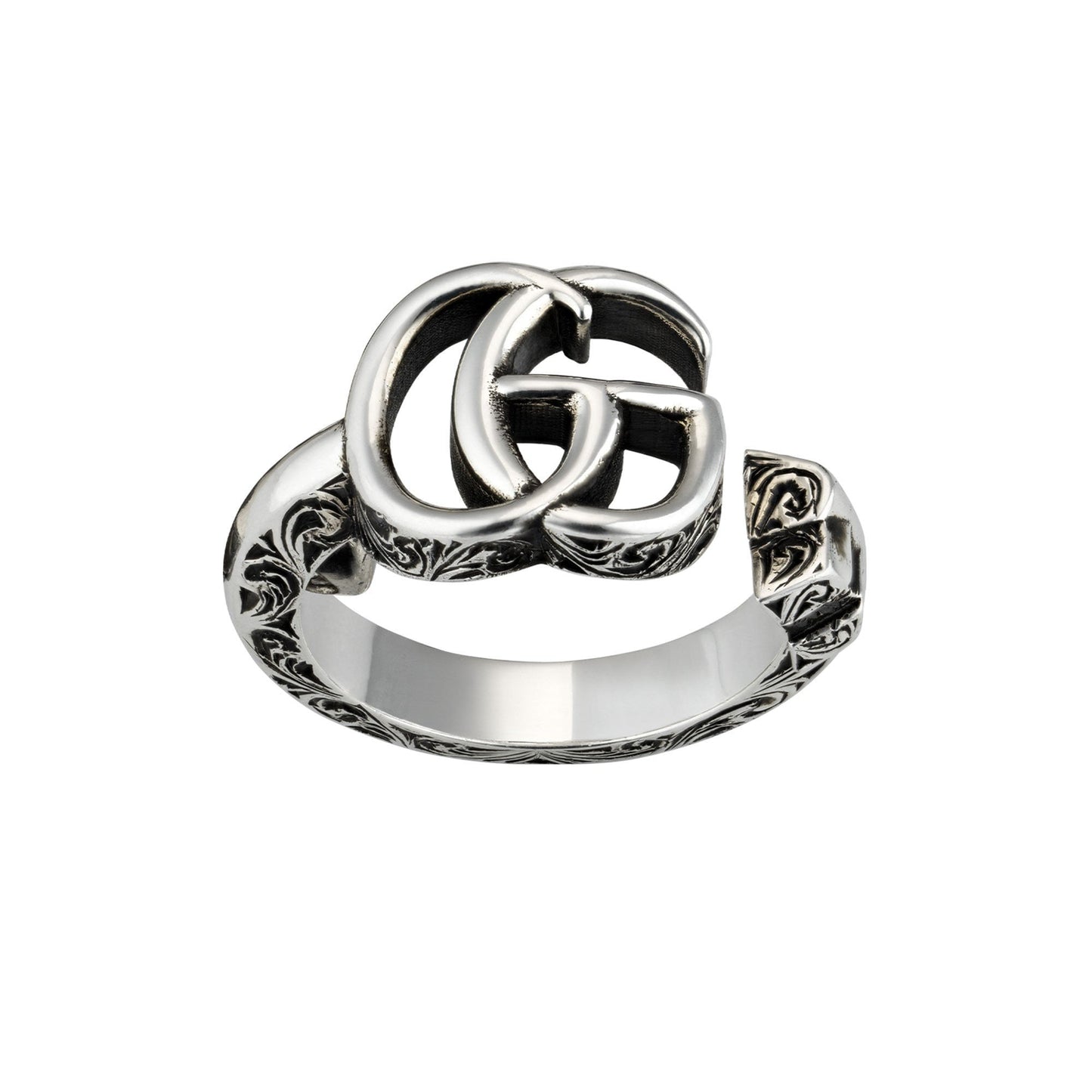 GG Marmont Sterling Silver Ring
