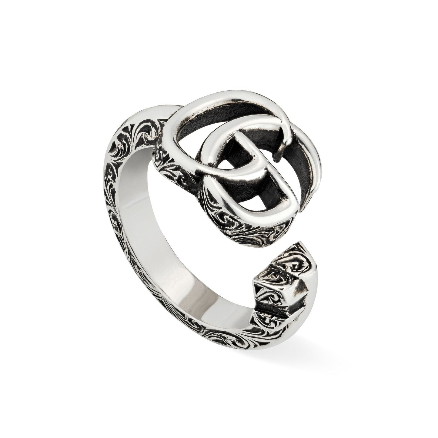 GG Marmont Sterling Silver Ring