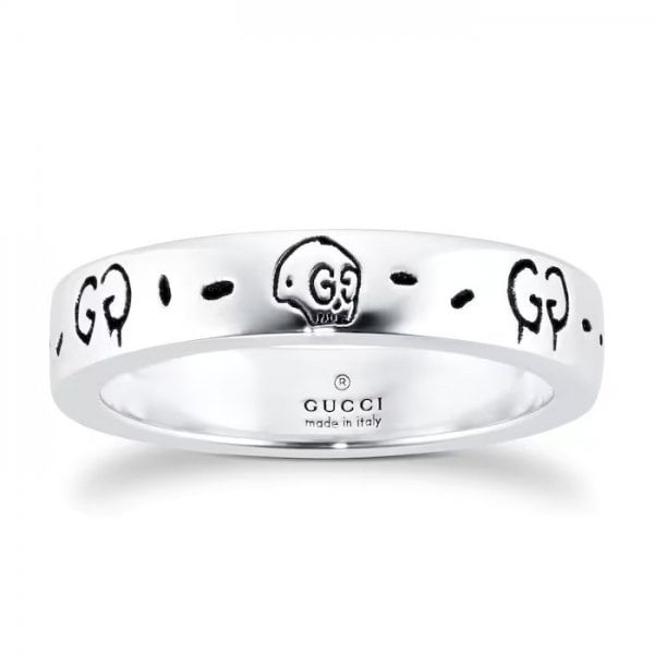 Silver Ghost 4mm Ring