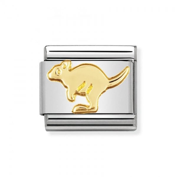 Gold Kangaroo Charm