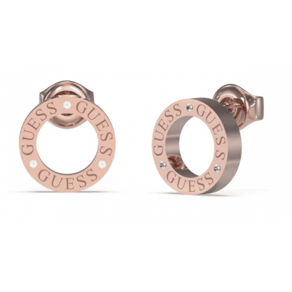 Rose Gold Plated Circle Lights Earrings