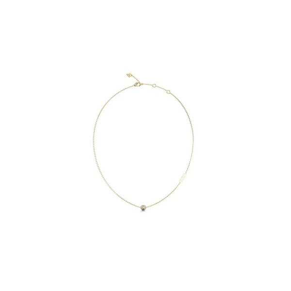 Gold Tone Crystal Bead Necklace