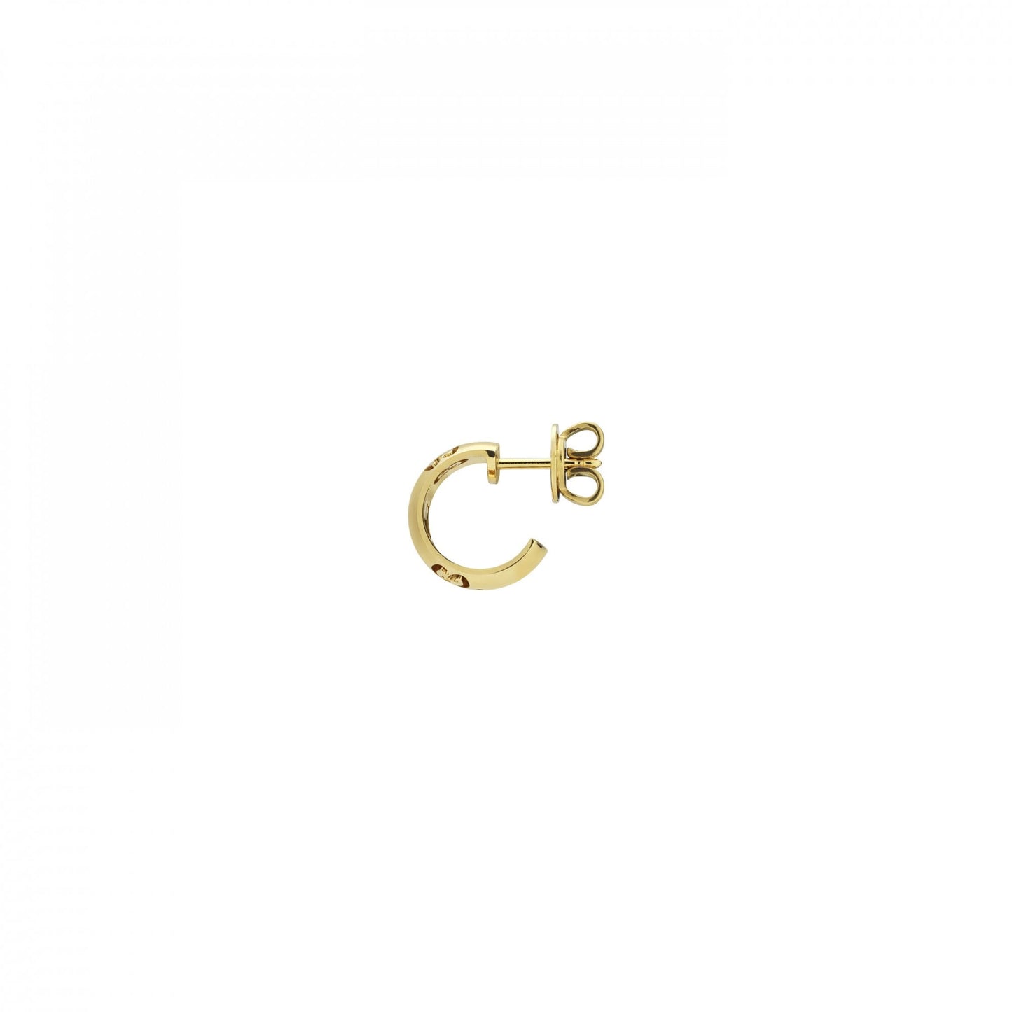 Gucci Icon Earrings 6mm Yellow Gold