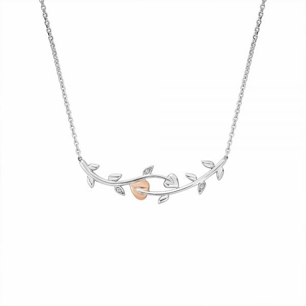 Vine of Life White Topaz Necklace