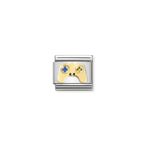 Classic 18K Gold Controller Charm