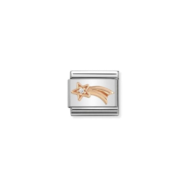 Rose Gold Shooting Star Charm