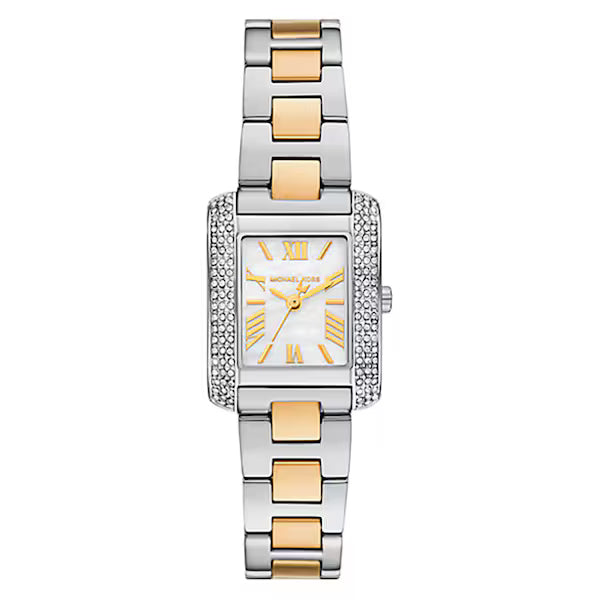 Petite Emery Pavé Two-Tone Watch