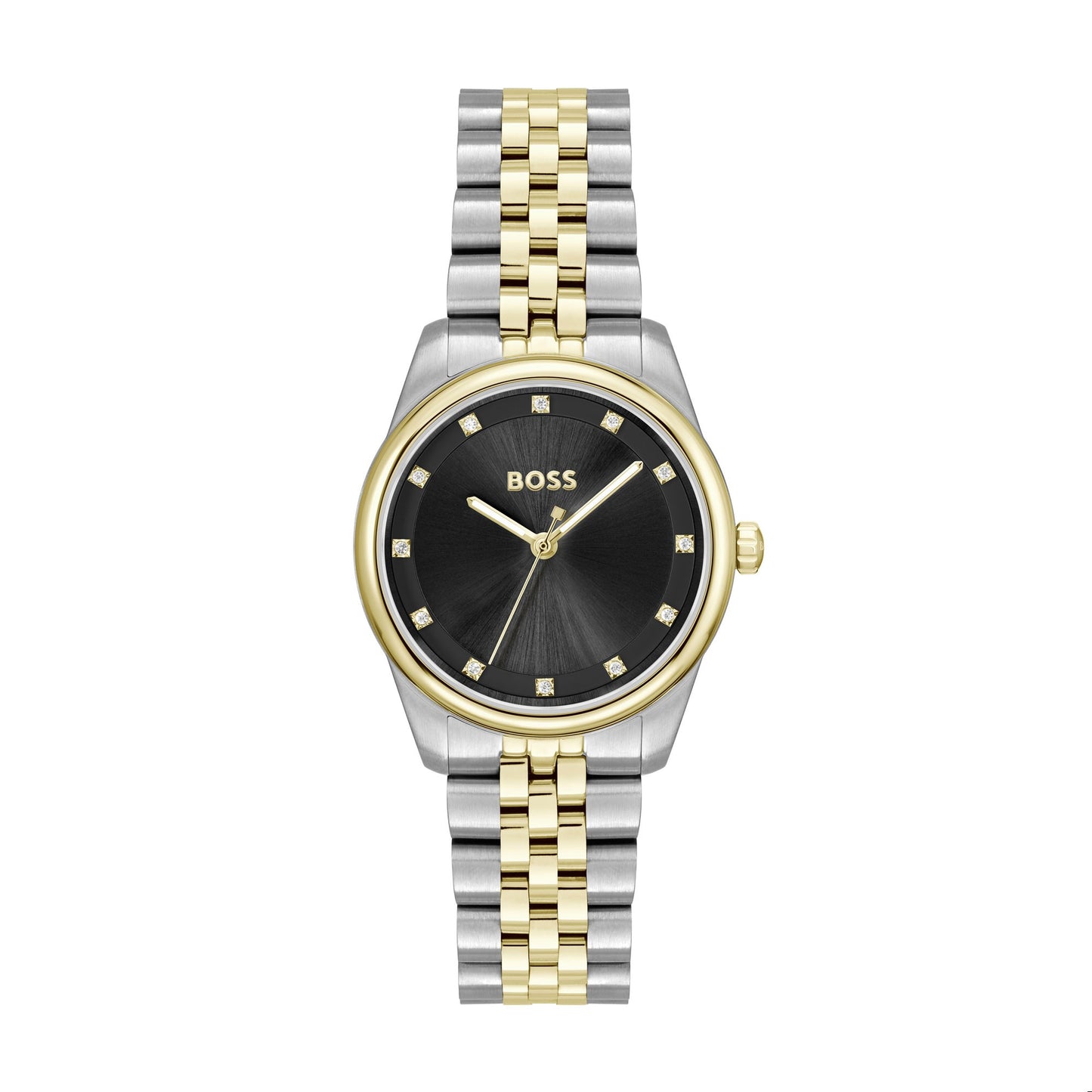 Graceful Two Tone Crystal Ladies Watch