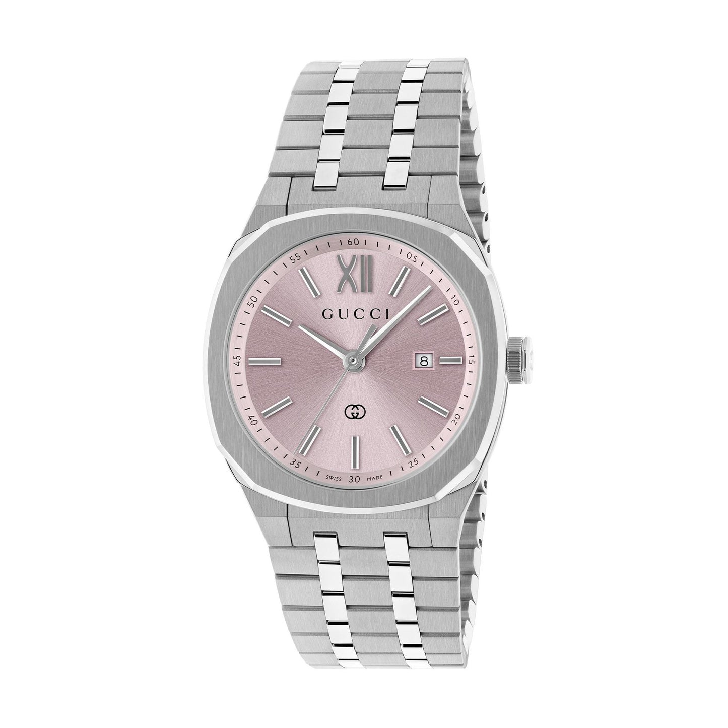 25H Quartz 30mm Pink Dial GUCCI Ladies Watch