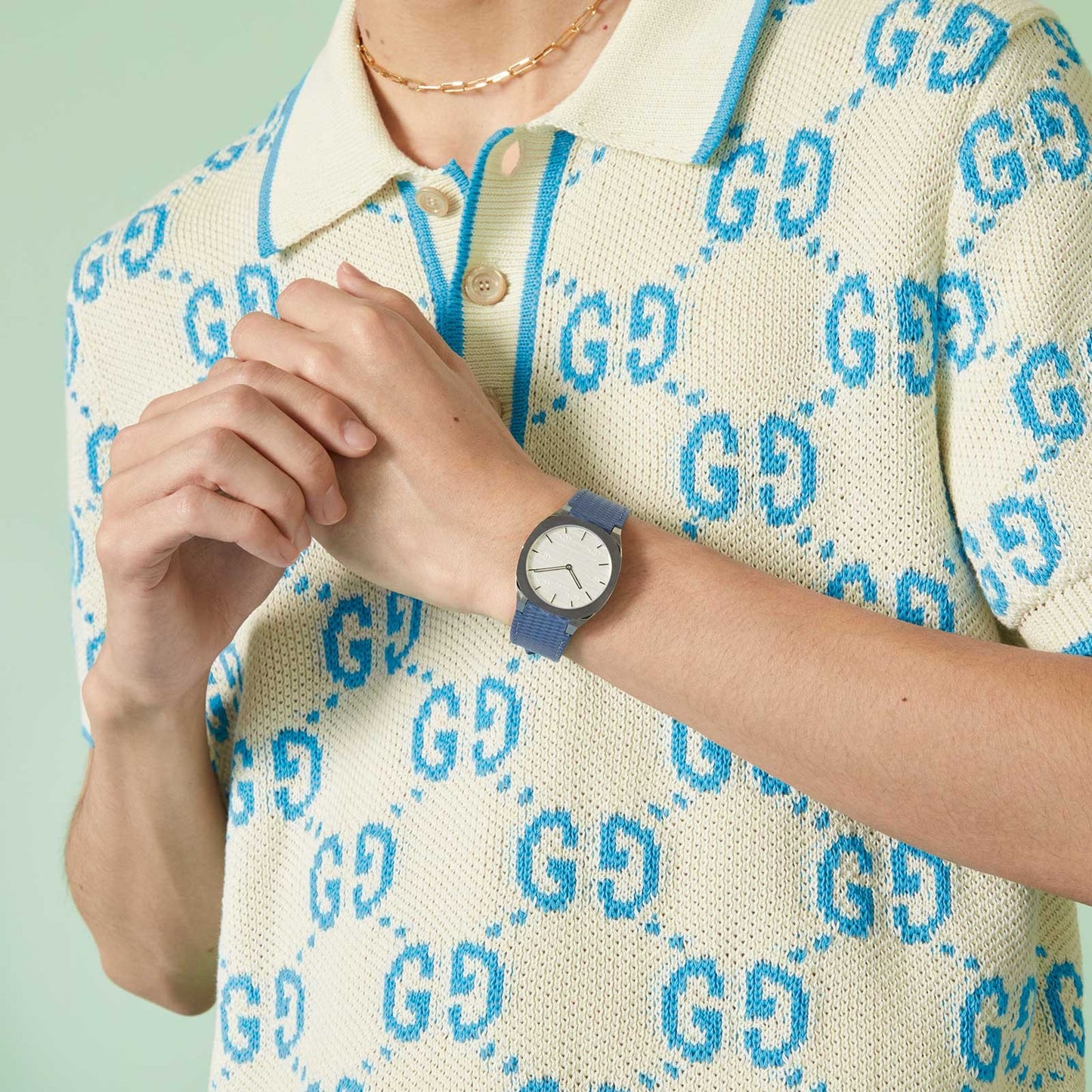 25H Stainless Steel Leather Unisex 34mm Watch