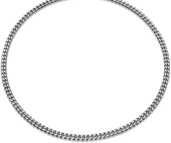 Stainless Steel Curb 60cm Chain Necklace