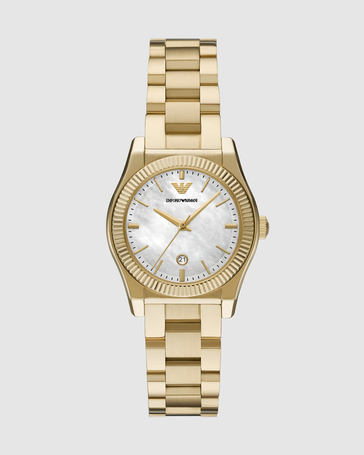 Gold Tone Stainless Steel Quartz Watch