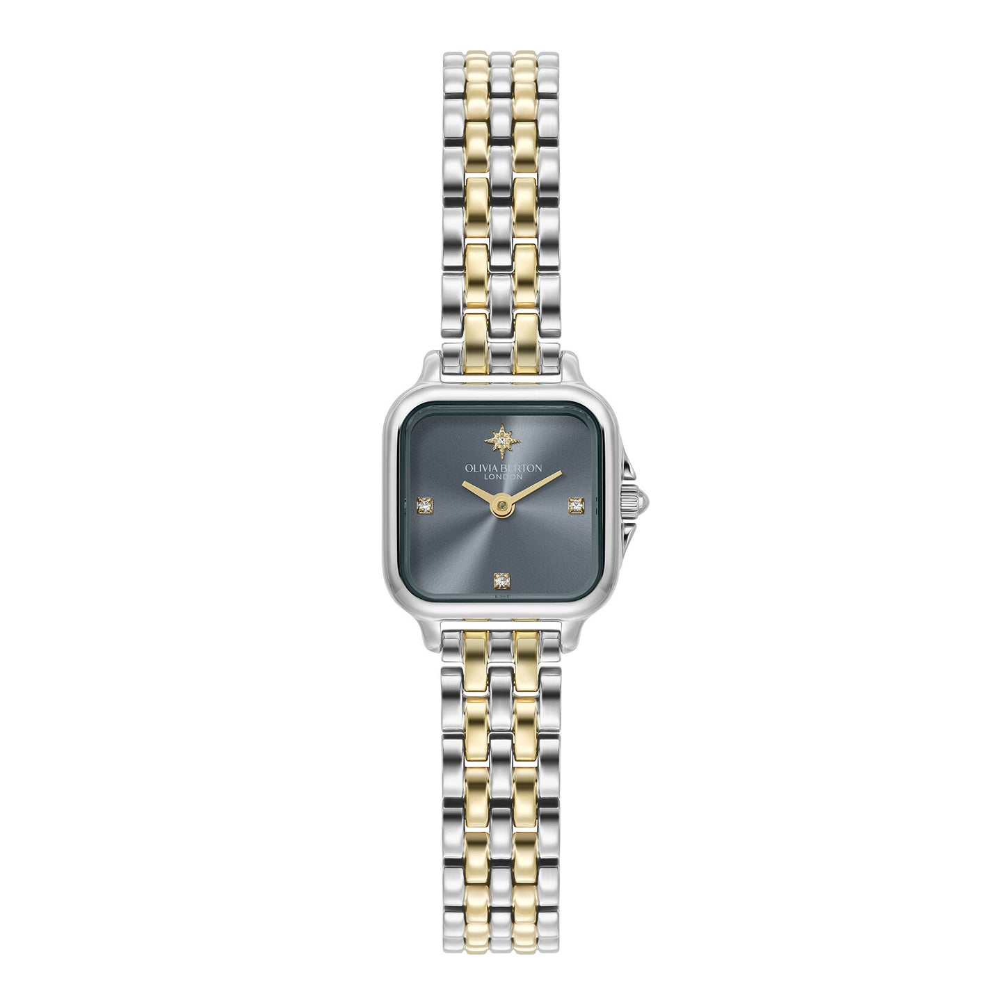 20mm Mini Grosvenor Chalk Blue & Two Tone Bracelet Watch