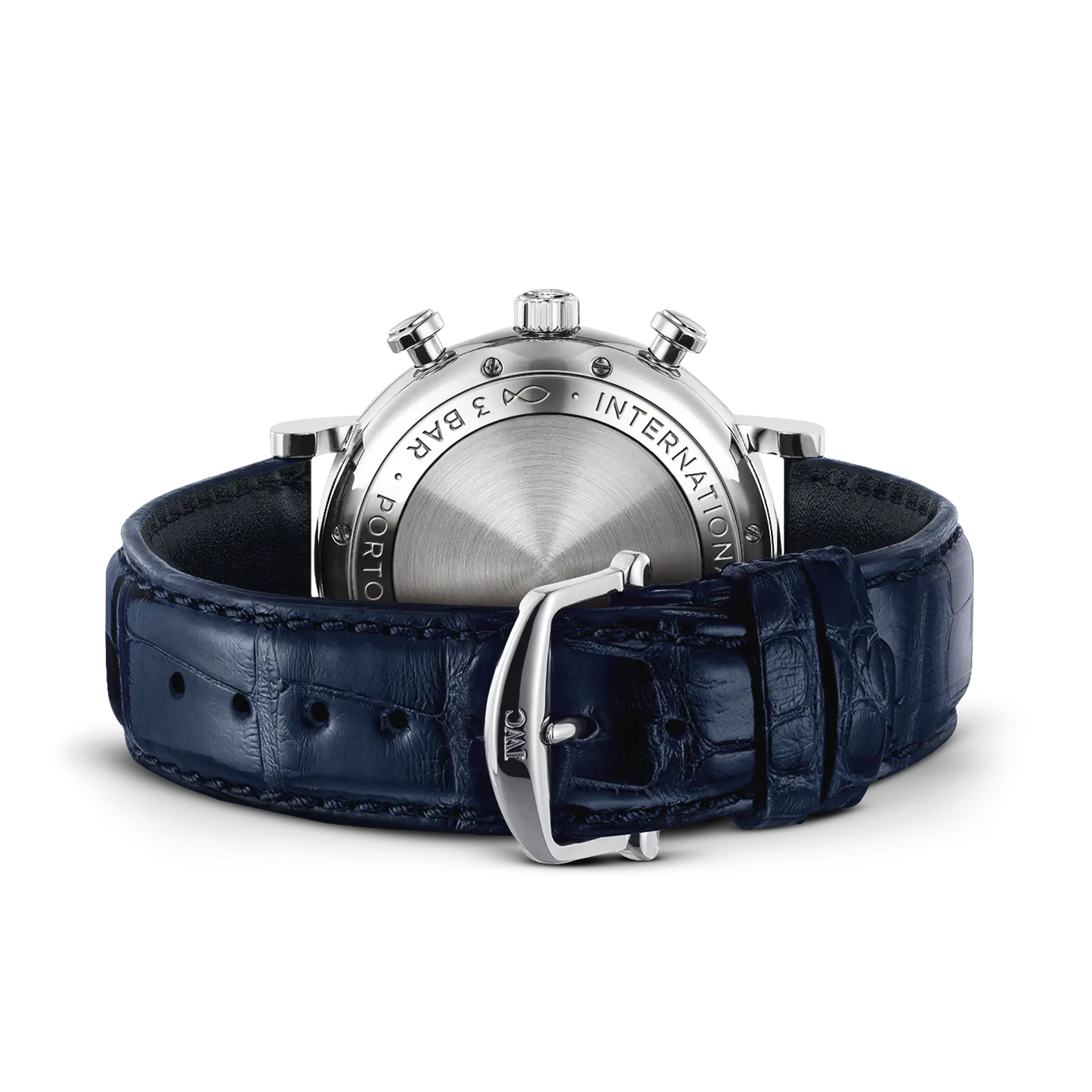 Portofino Chronograph 42mm Leather Strap Watch