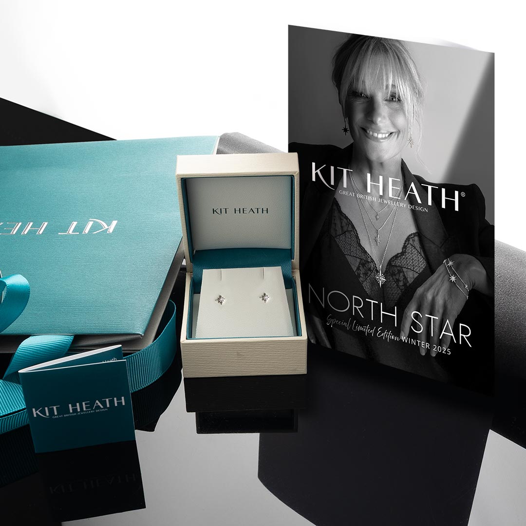 Céleste North Star CZ Petite Stud Earrings