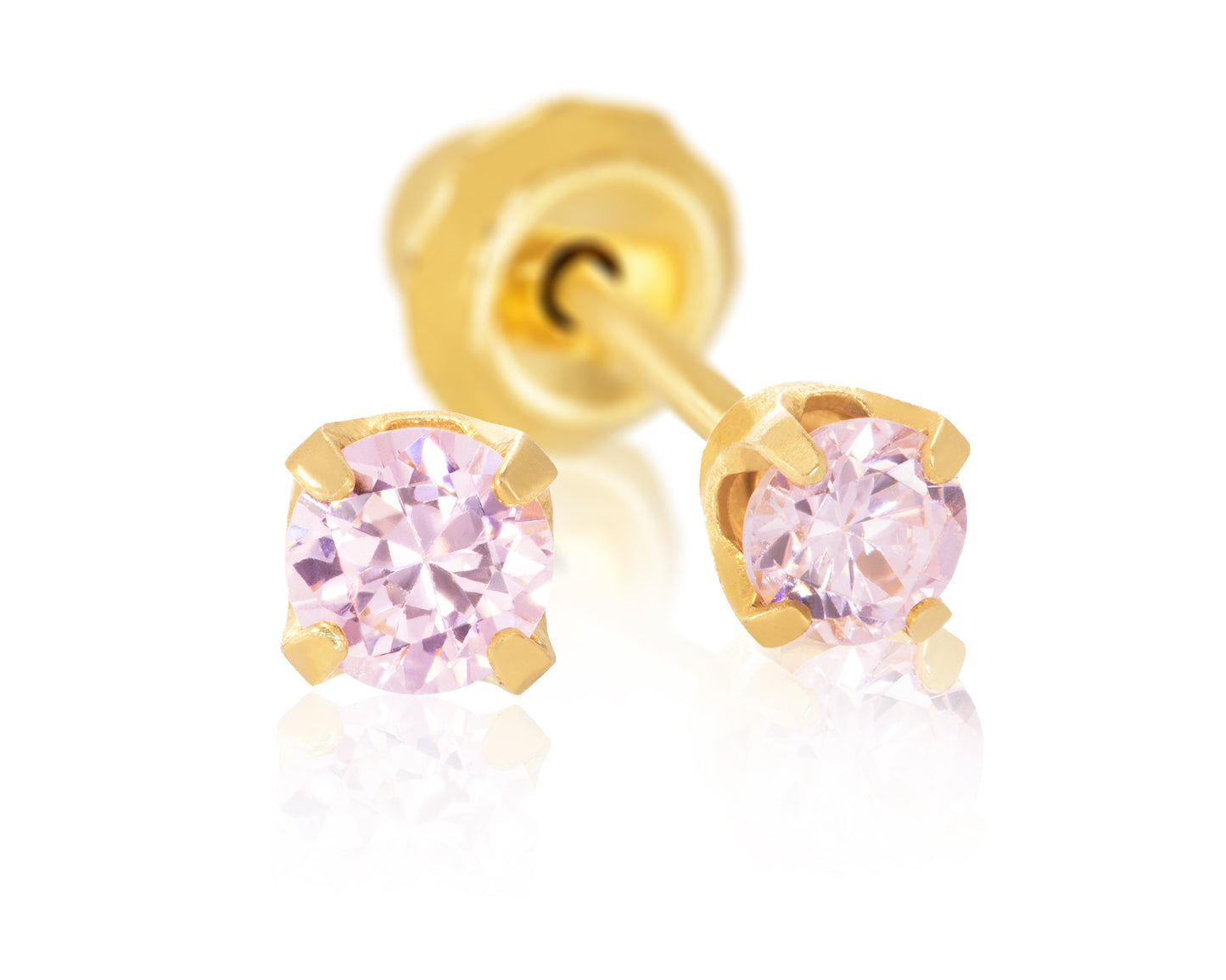 39c 3mm pink cz