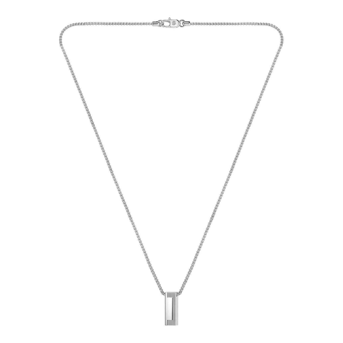 Gents Candor Stainless Steel Bar Necklace