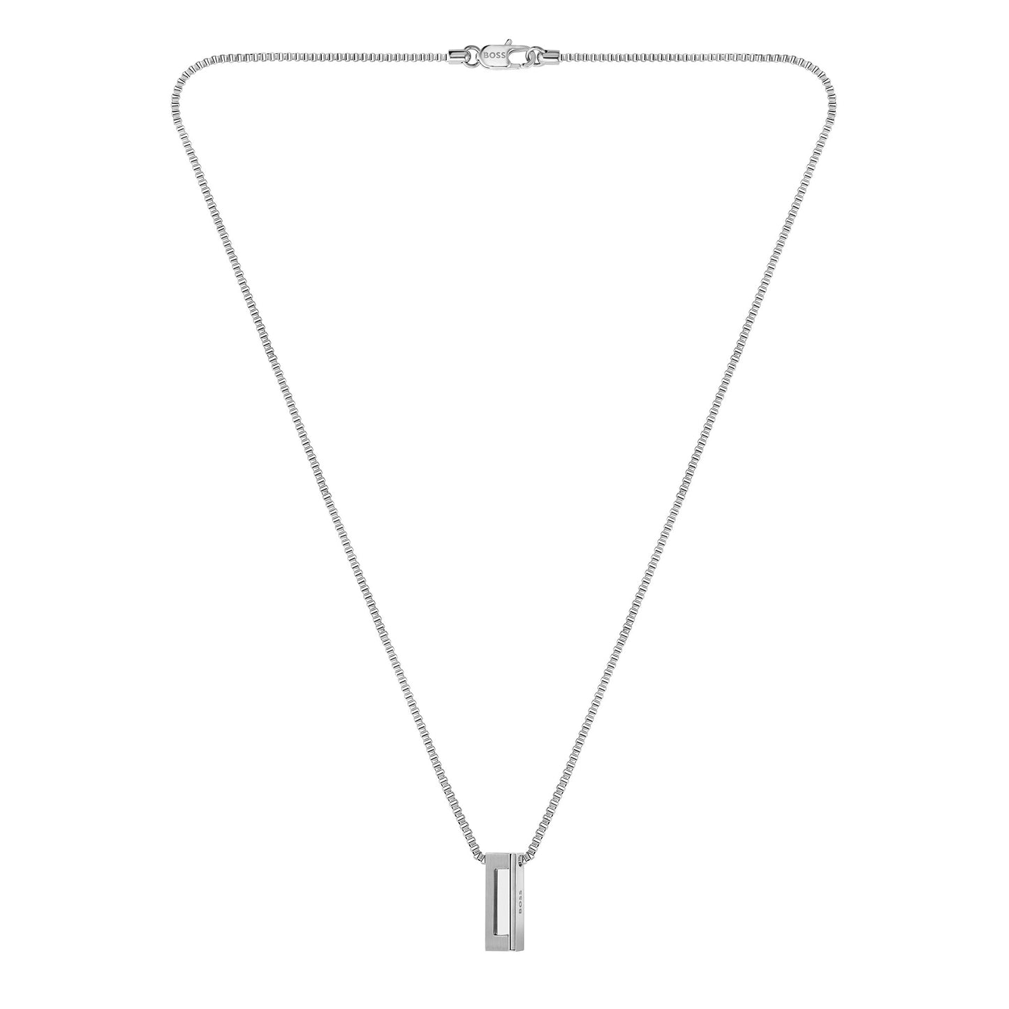 Gents Candor Stainless Steel Bar Necklace