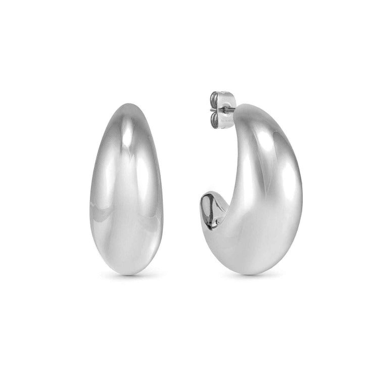 Ecclettica Earrings in Steel (Medium Noon) Steel