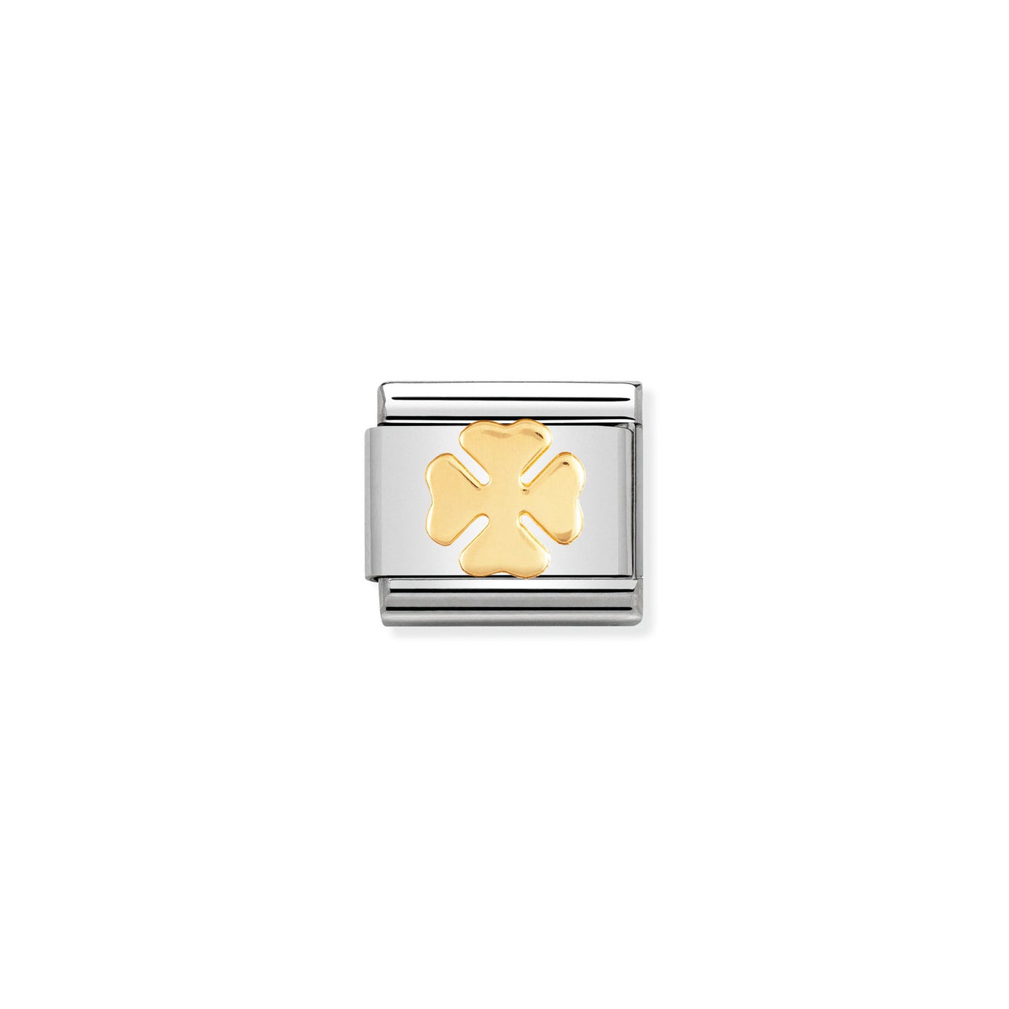 Classic Yellow Gold 4 Leaf Clover Charm