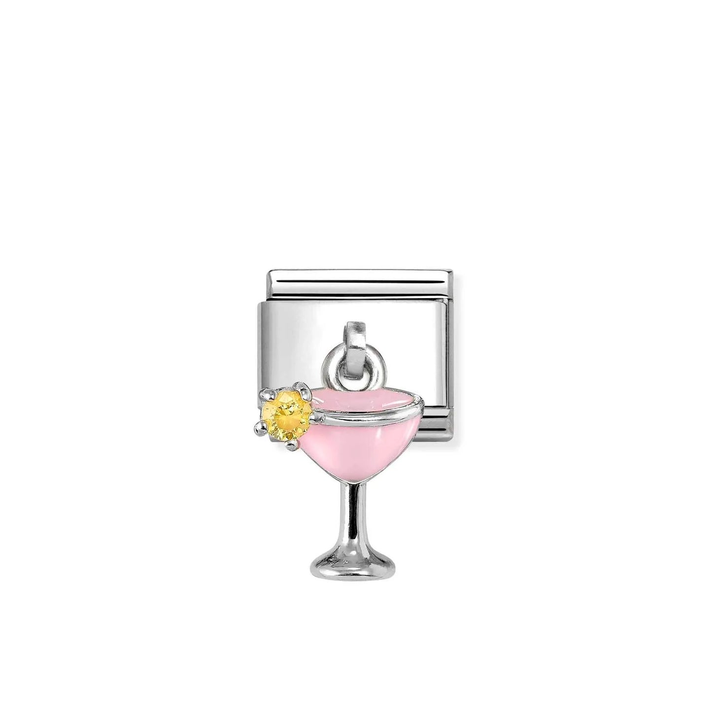 Nomination Silver Cocktail Glass Pendant