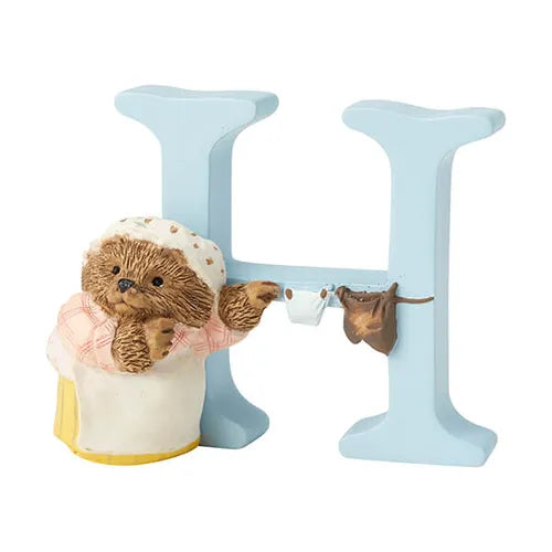 Beatrix Potter "H" Mrs Tiggy Winkle Ornamental Letter