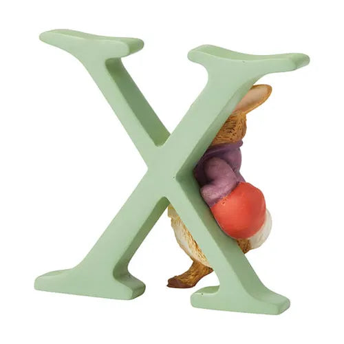 Beatrix Potter "X" Old Mr Benjamin Bunny Ornamental Letter