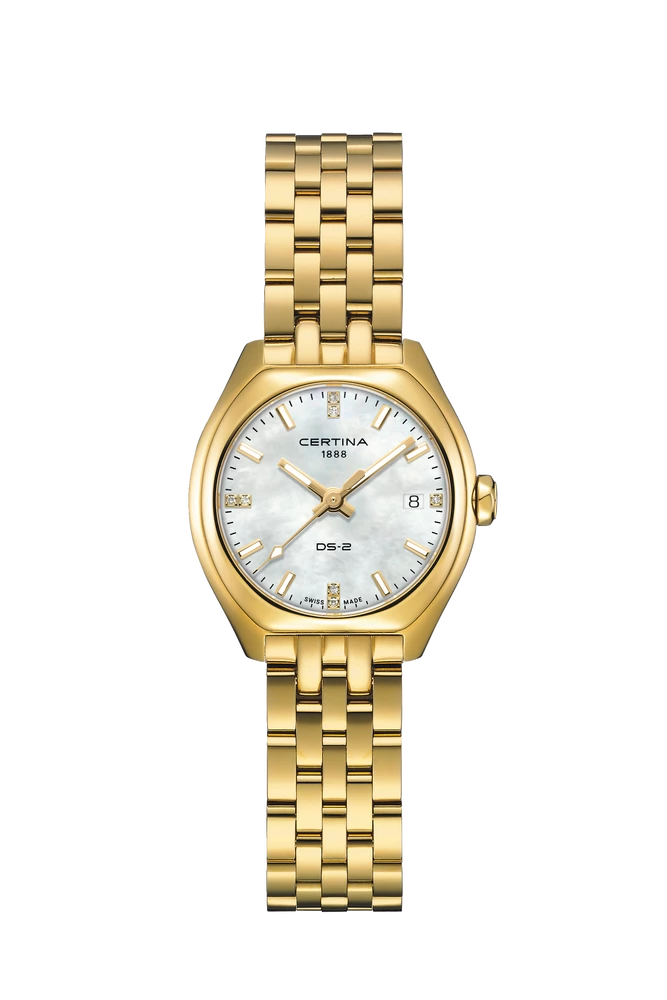 Ladies gold plated watch