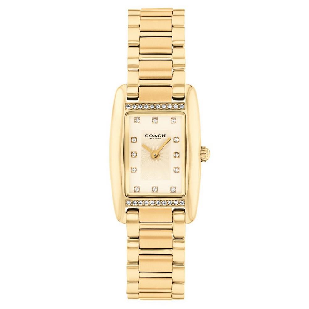 Reese 30mm Yellow Gold Tone Crystal Ladies Watch