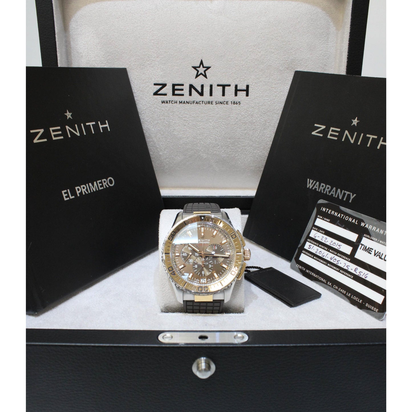 Men's Bi-Metal El Primero Stratos Flyback 51.2061.405-75-R516