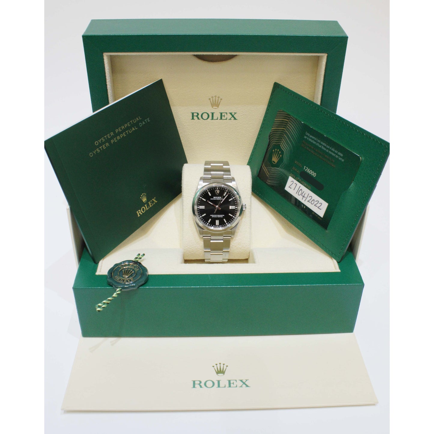 Men's Steel Oyster Perpetual 126000