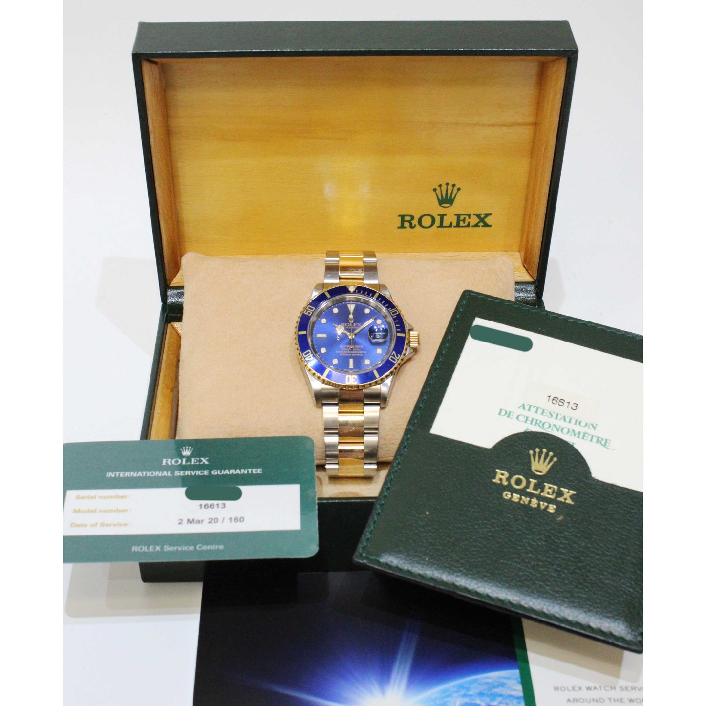 Mens Bi-Metal Submariner 16613