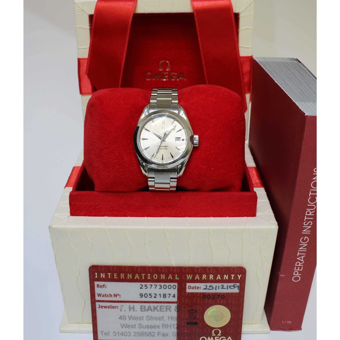 Ladies Steel Seamaster 25773000