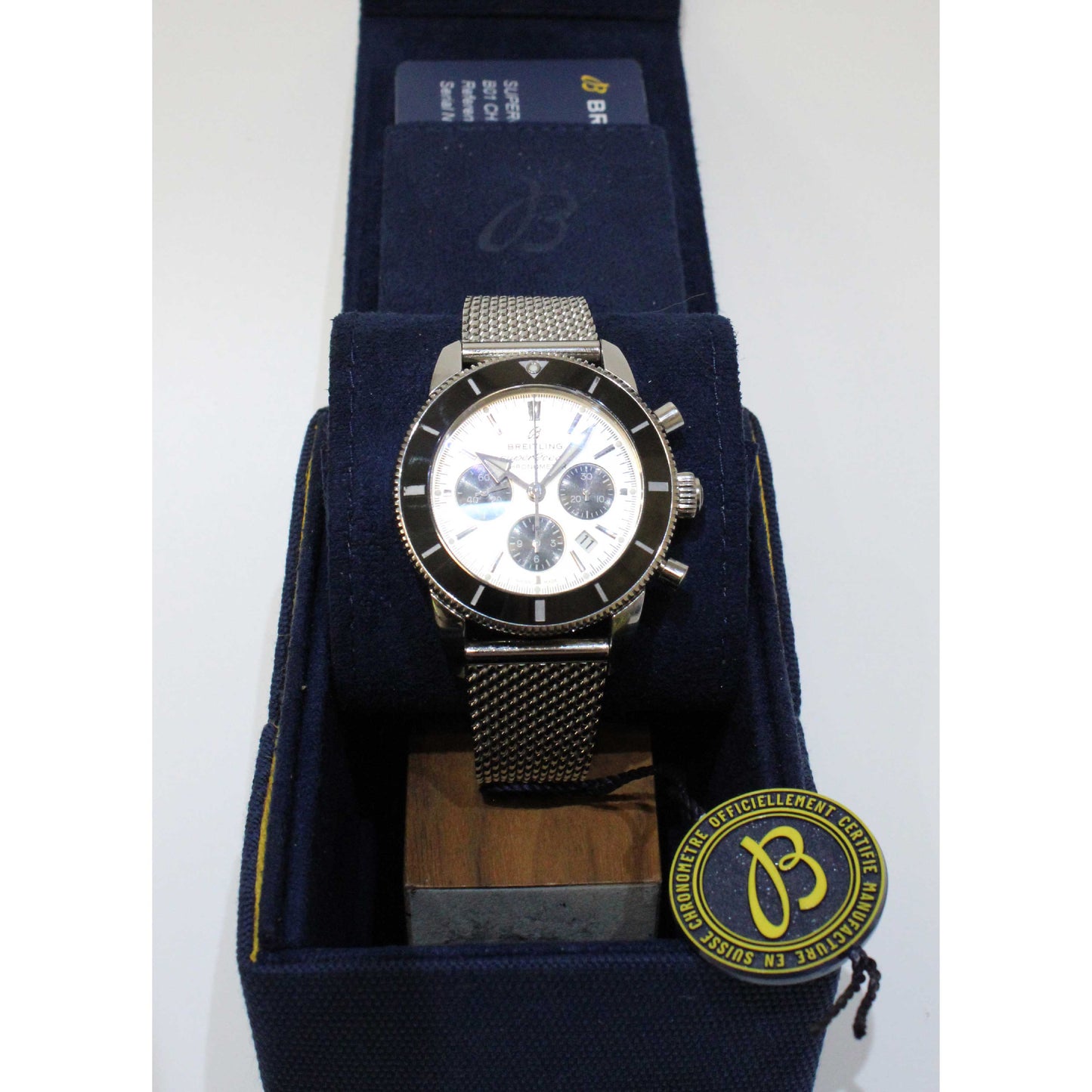 Men's Steel SuperOcean Chrono II AB0162