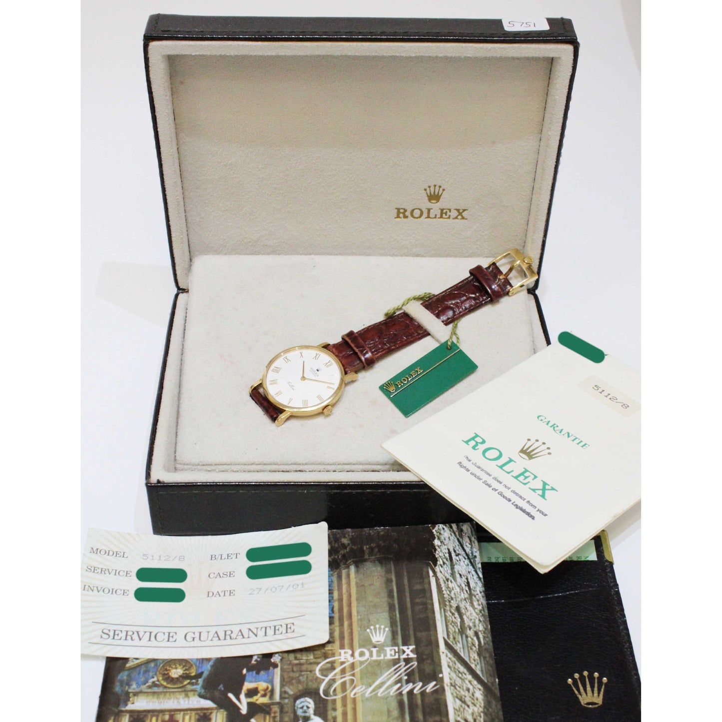 Gold Cellini Watch 5112/8