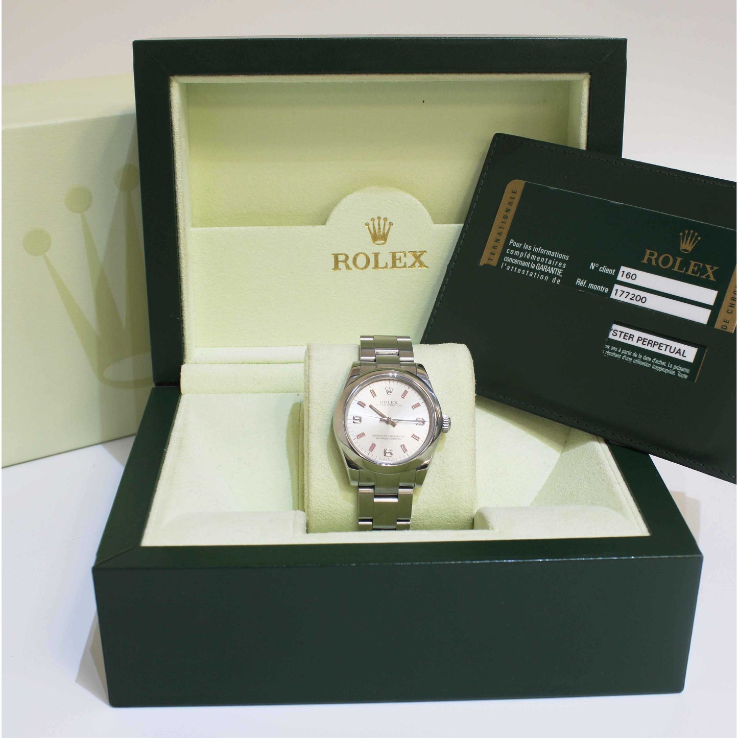 Ladies Steel Oyster Perpetual 177200