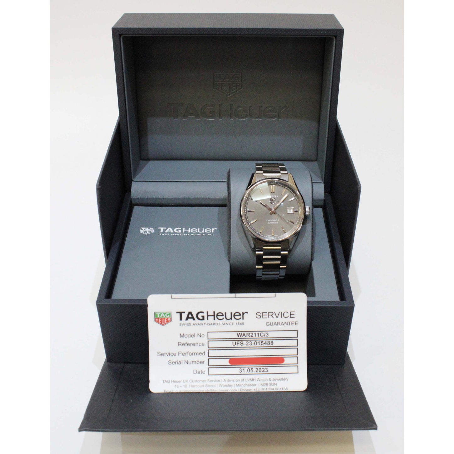 Tag Heuer Carrera WAR211C 39mm Stainless Steel
