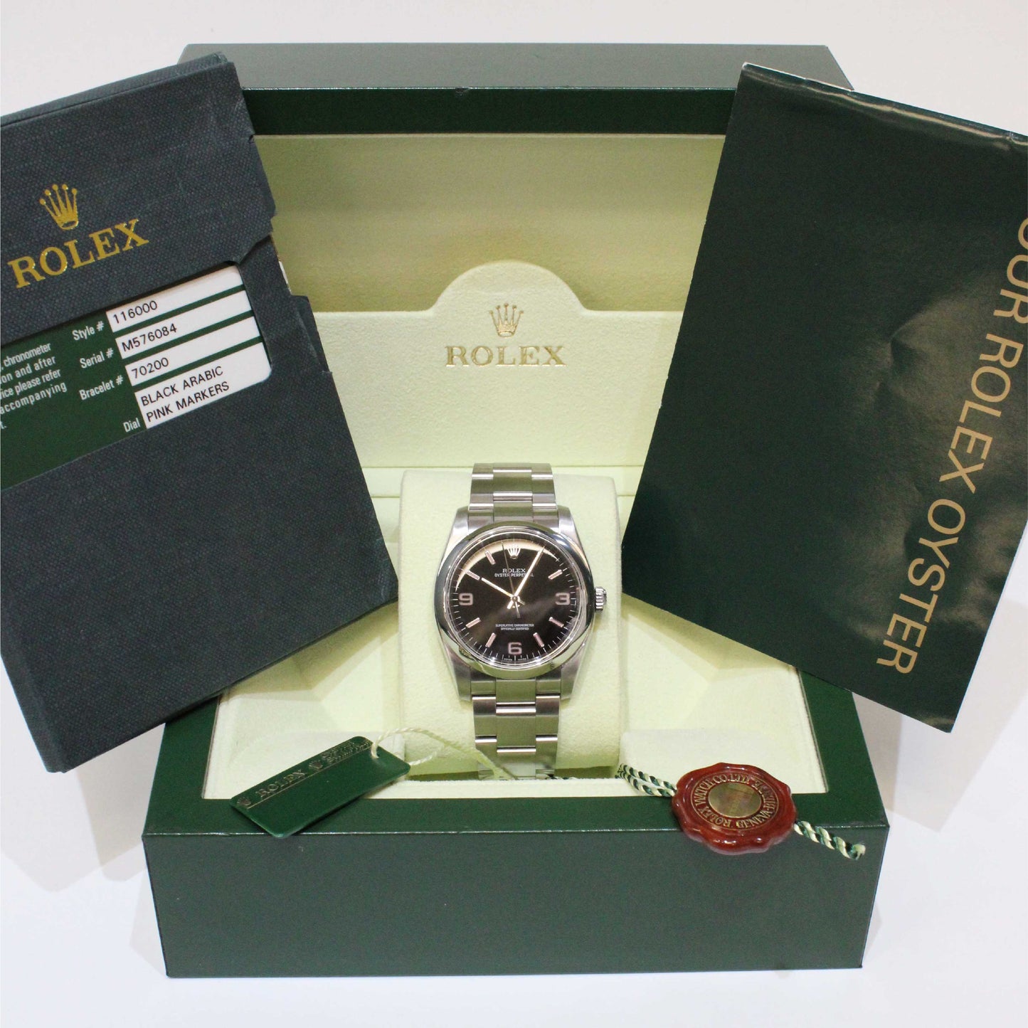 Men's Steel Oyster Perpetual 116000