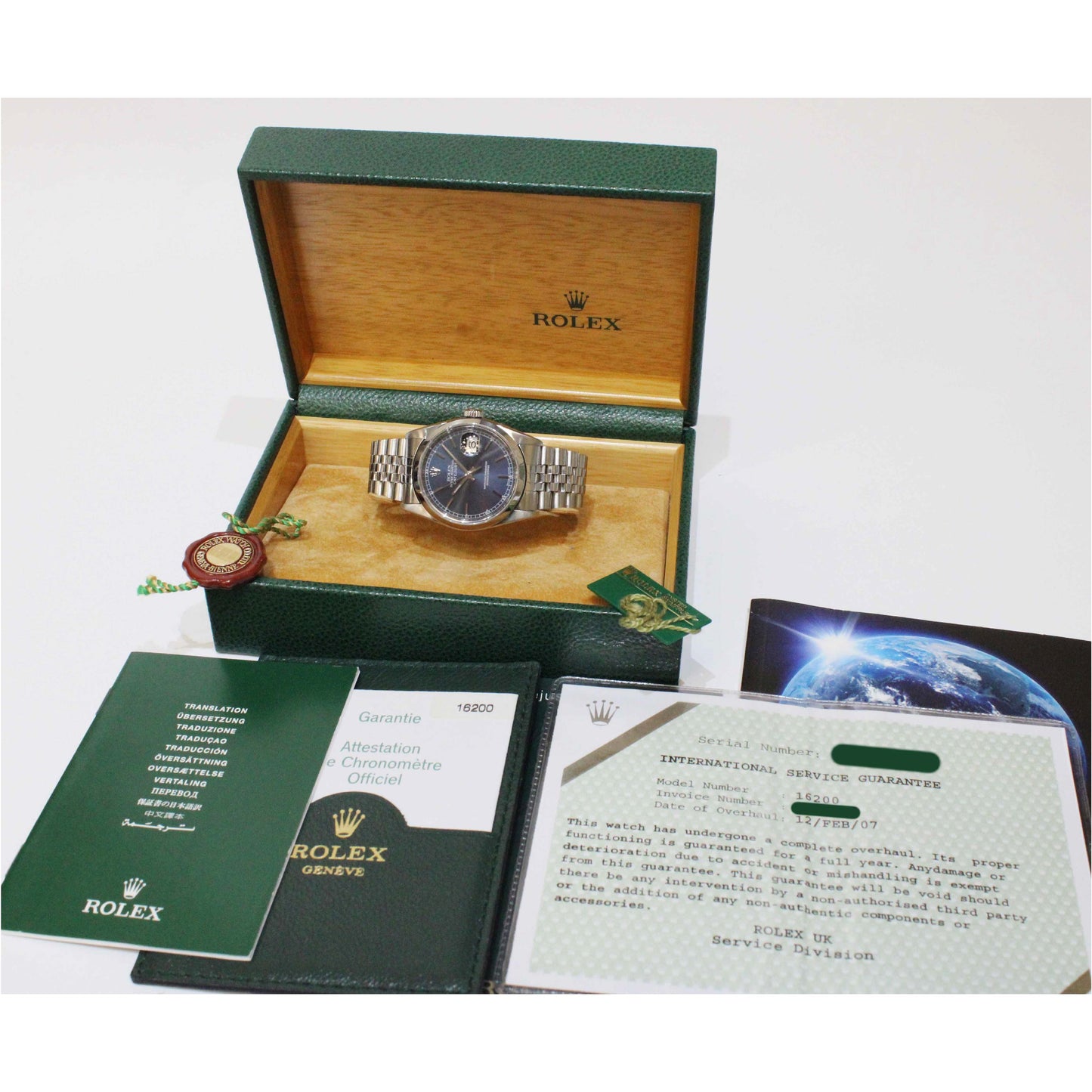 Men's Steel DateJust 16200