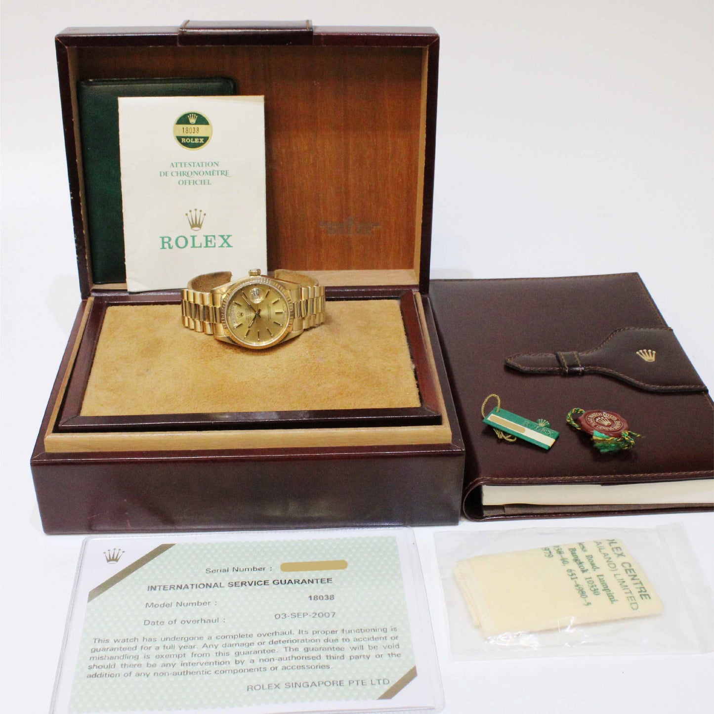 Men's Gold Day-Date 18038