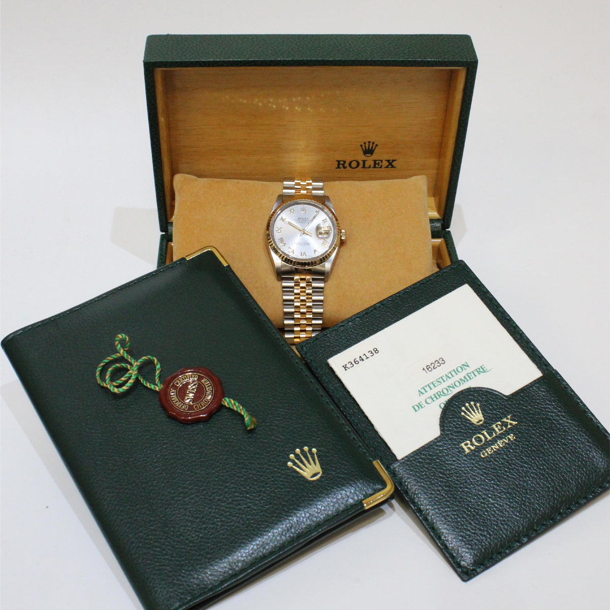 Rolex DateJust 16233 36mm Bi-Metal