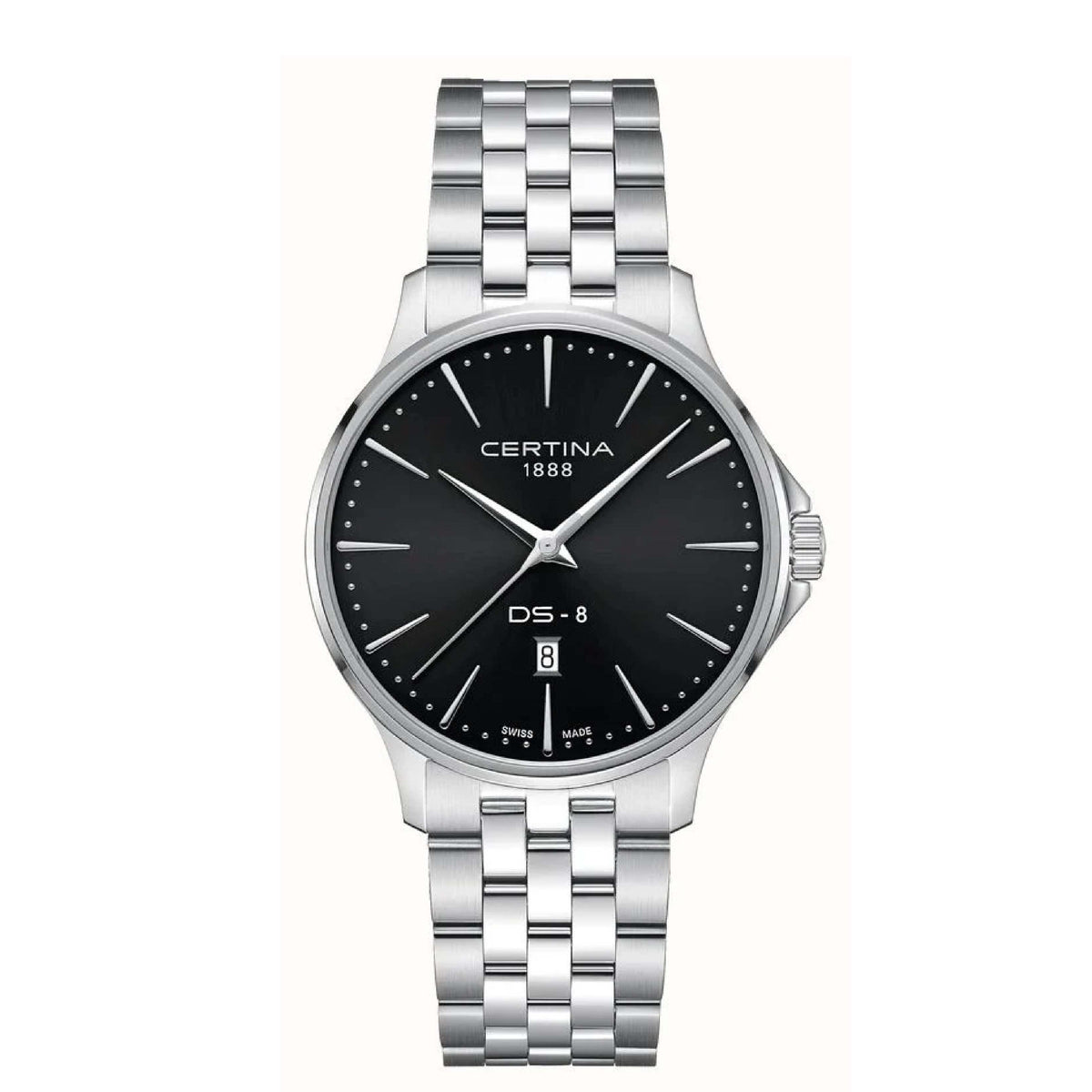 Certina DS-8 Gents 40mm Black Dial